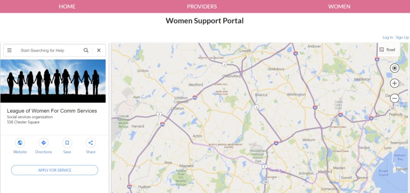 Women Support Portal – screenshot 4