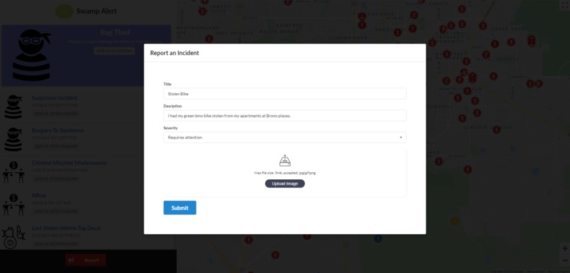 SwampAlert – screenshot 2