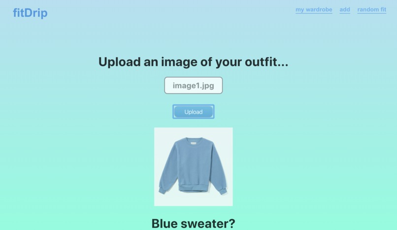 dripFit – screenshot 1