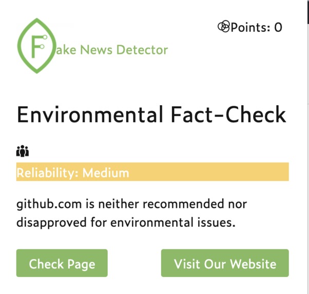 Fake News Detector: Environmental Fact Check – screenshot 2