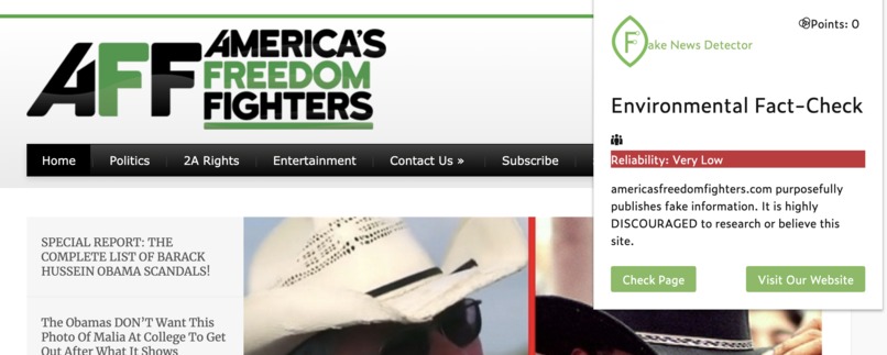 Fake News Detector: Environmental Fact Check – screenshot 3