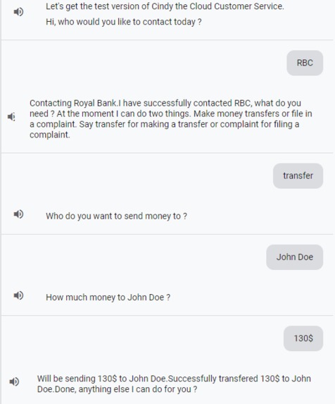 Cindy the Cloud Customer Service – screenshot 3