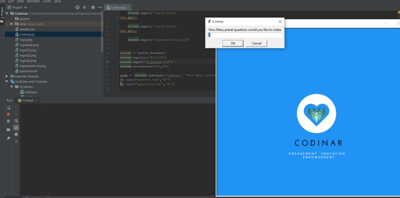 CODINAR – screenshot 1
