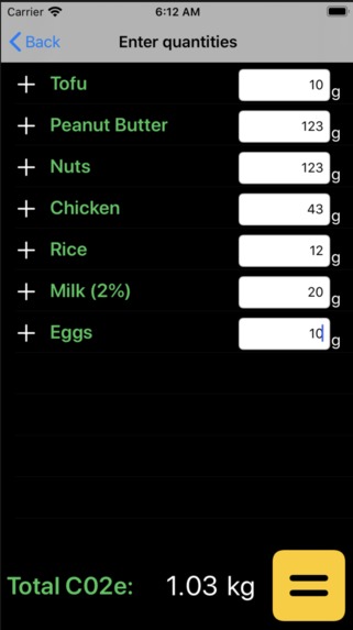 EcoCart – screenshot 2