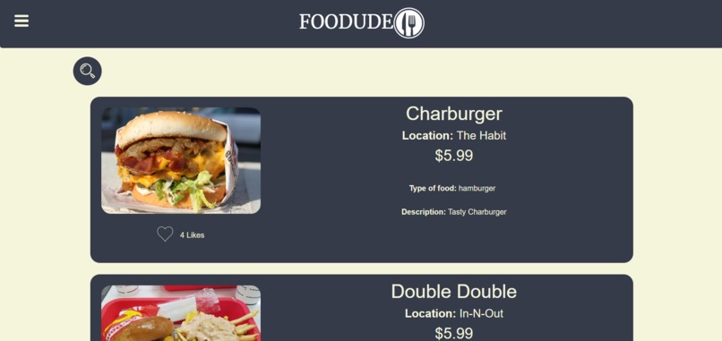 FOODUDE – screenshot 1