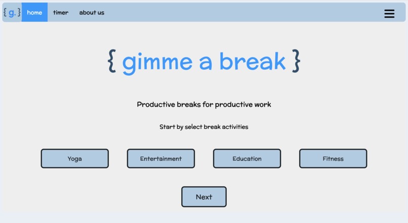 gimme a break – screenshot 1