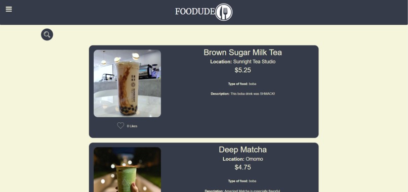 FOODUDE – screenshot 2