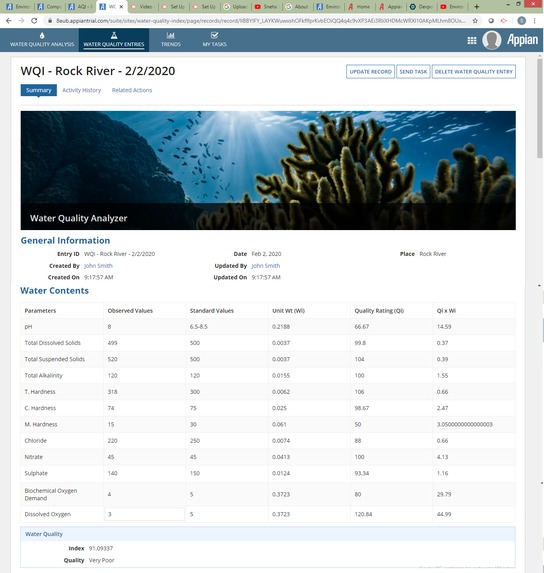 Environment Management System – screenshot 3