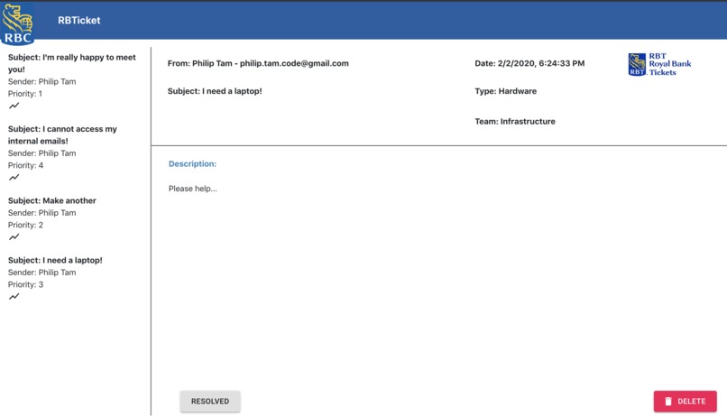RBTickets – screenshot 1
