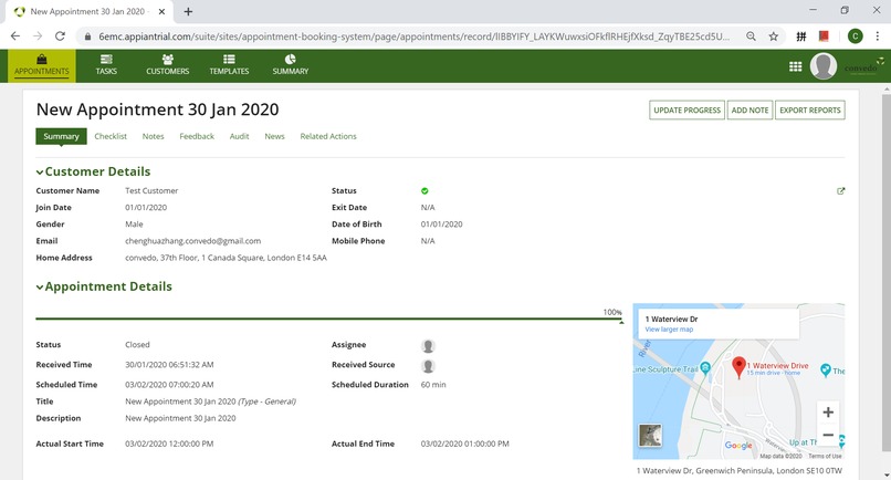 Appointment Booking System – screenshot 2