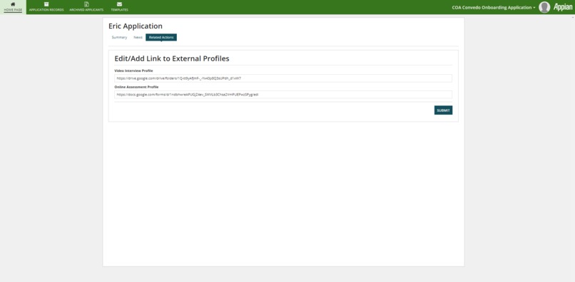 Convedo Onboarding Application – screenshot 5