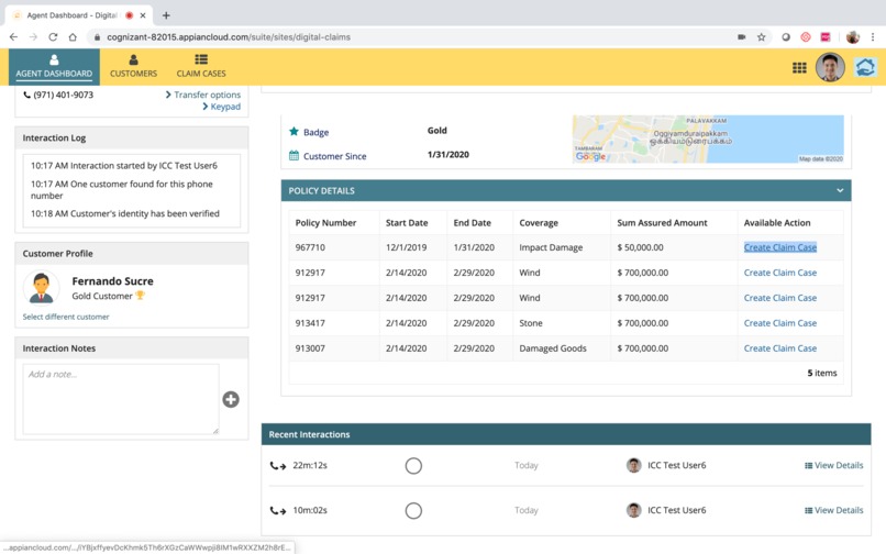 Cognizant Smart Claims Solution – screenshot 3