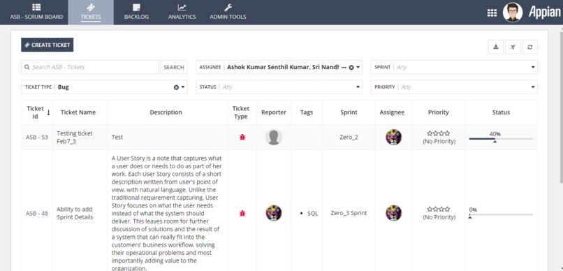 Scooby - Appian Scrum Board (ASB) – screenshot 2