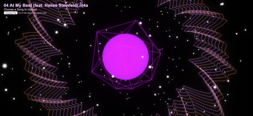 Purple Music Viz  – screenshot 1