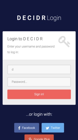 DECIDR – screenshot 2