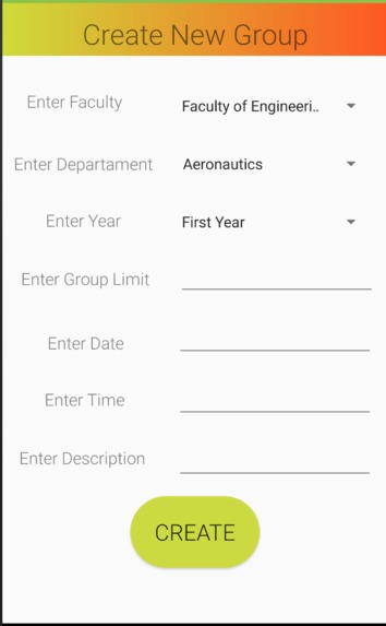 StudyGroup – screenshot 1