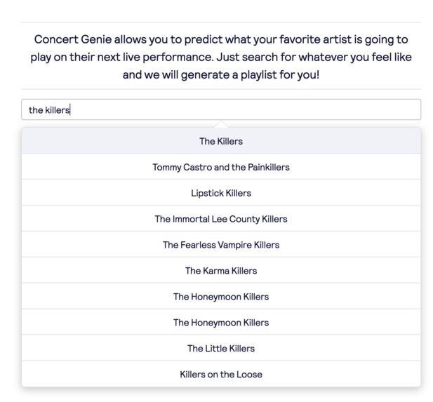 Concert Genie – screenshot 2