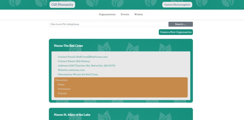 GiftHumanity – screenshot 3