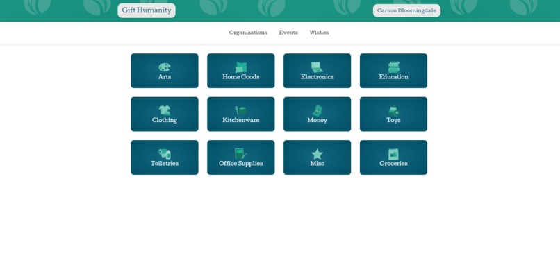 GiftHumanity – screenshot 1