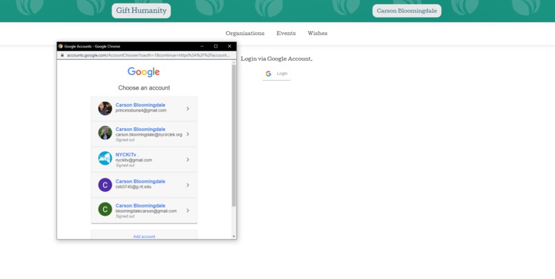 GiftHumanity – screenshot 5