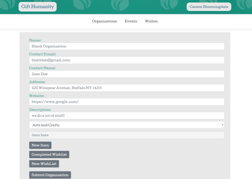 GiftHumanity – screenshot 6