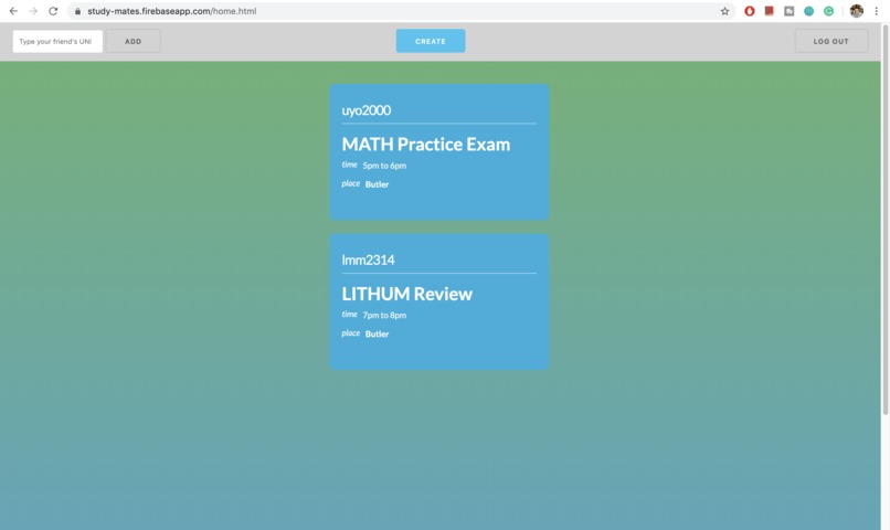 StudyMates – screenshot 1