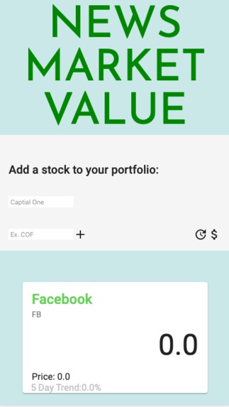 News Market Value – screenshot 1