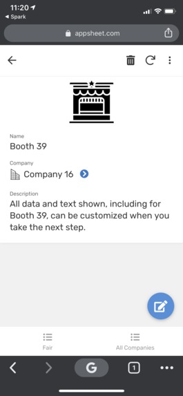 Career Fair paperless mobile app version – screenshot 1