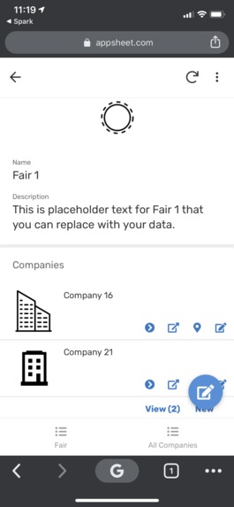 Career Fair paperless mobile app version – screenshot 3