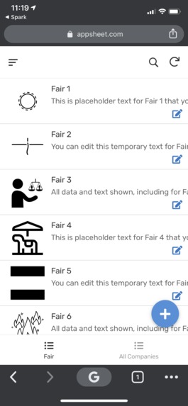 Career Fair paperless mobile app version – screenshot 4