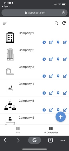 Career Fair paperless mobile app version – screenshot 5