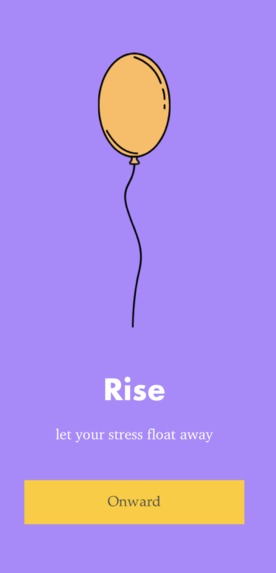Rise: An App for Collective Breathing and Stress Management – screenshot 1