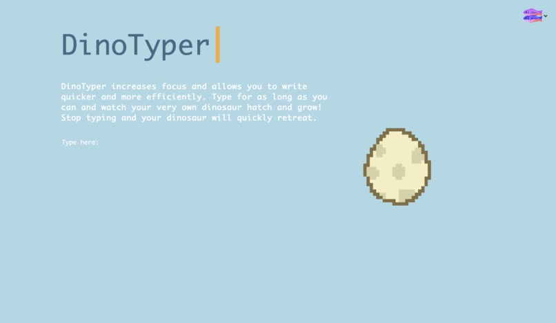 DinoTyper – screenshot 1