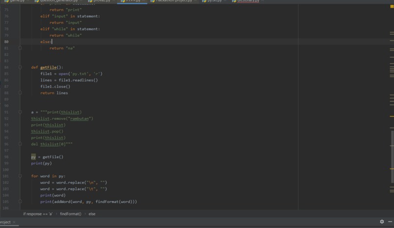 py++ – screenshot 2