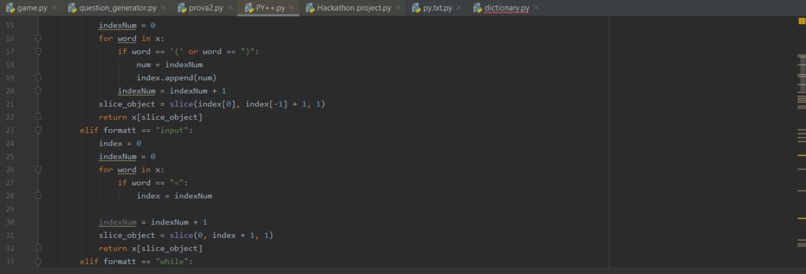 py++ – screenshot 4