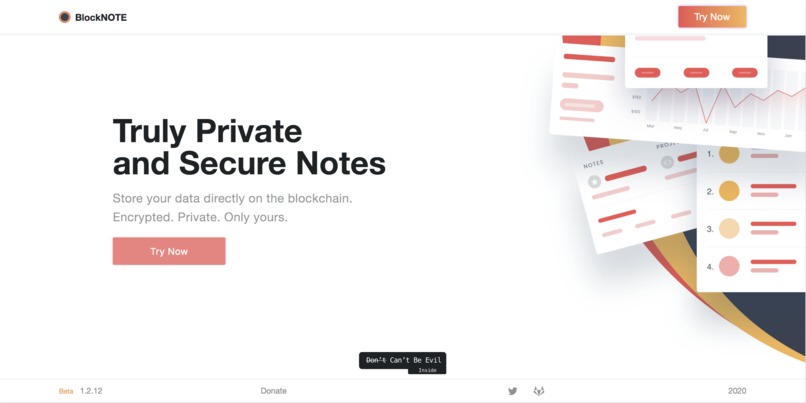 BlockNOTE – screenshot 1