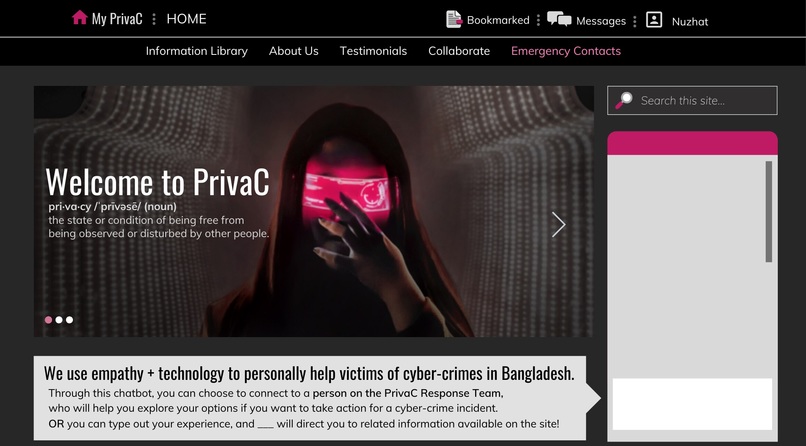 PrivaC – screenshot 2