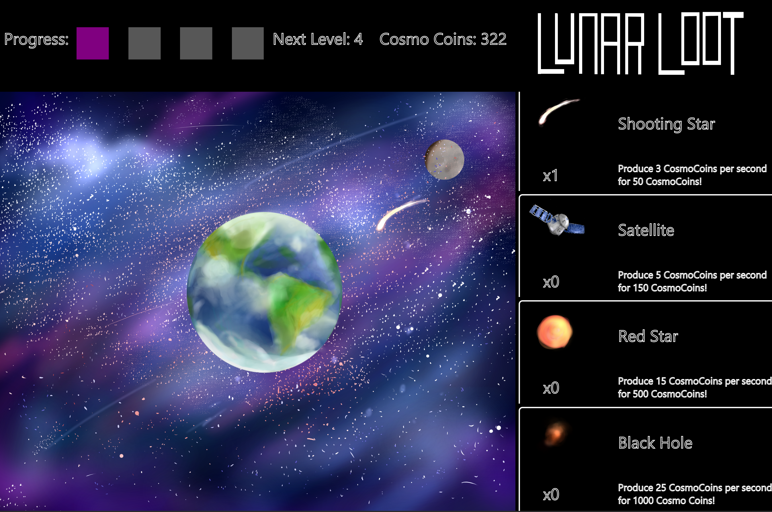 Cosmos Clicker | Devpost