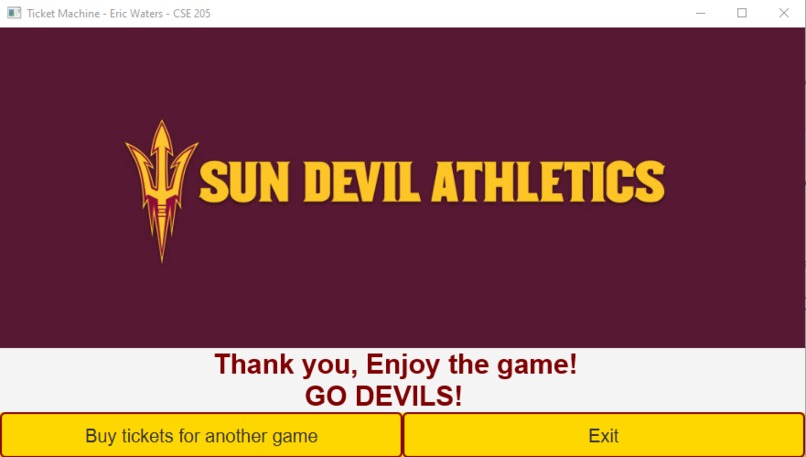 ASU Ticket System – screenshot 3