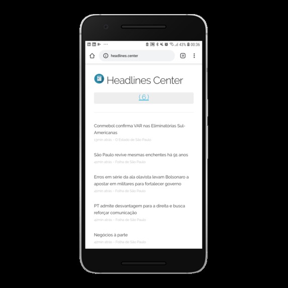 Headlines Center – screenshot 1