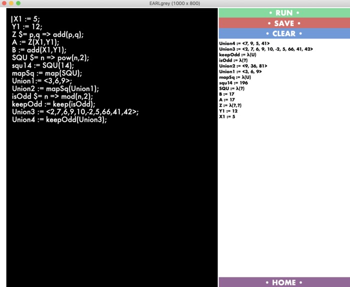EARLgrey – screenshot 2