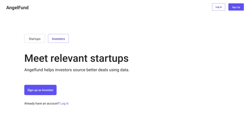 AngelFund – screenshot 1