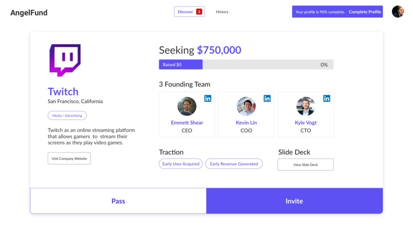 AngelFund – screenshot 4