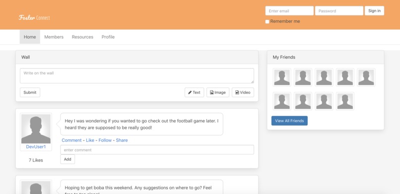 Foster Connect – screenshot 1