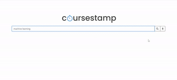 coursestamp – screenshot 2