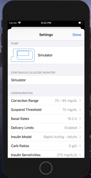 Loop: Accessible & Customized Automatic Insulin Delivery – screenshot 4