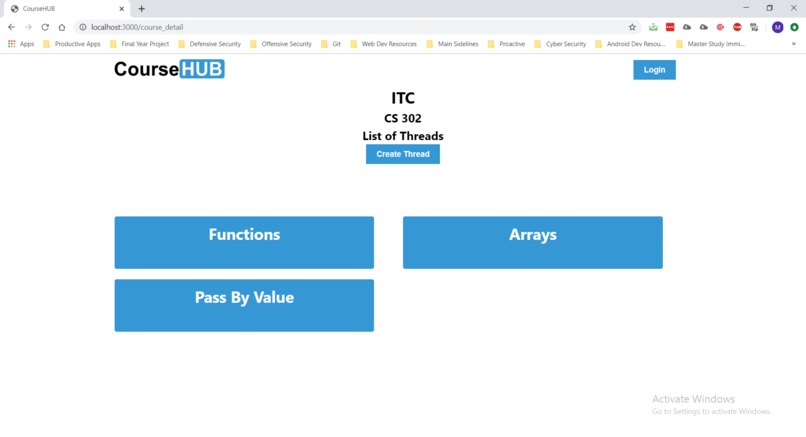 CourseHUB – screenshot 3