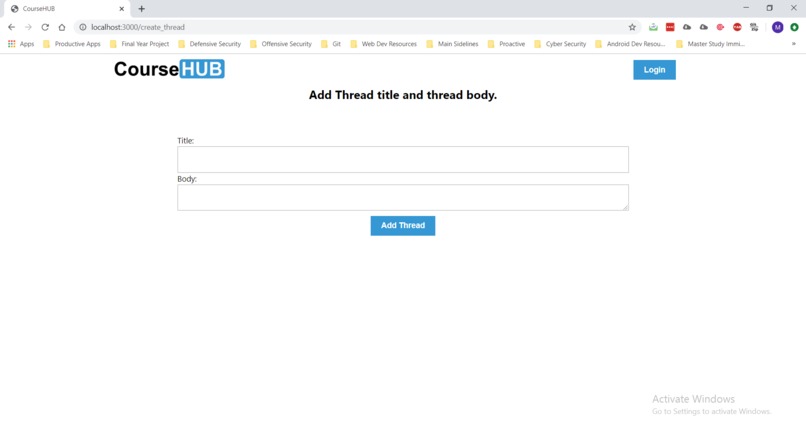CourseHUB – screenshot 4