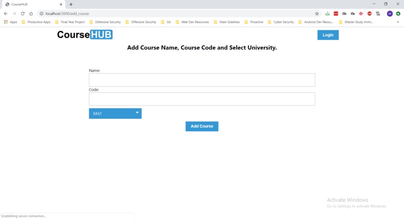 CourseHUB – screenshot 5
