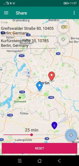 PCP (Park and Commute Platform) – screenshot 5